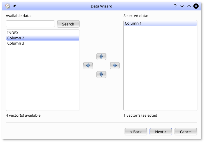 Data Wizard Screen 2