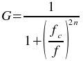 Highpass formula