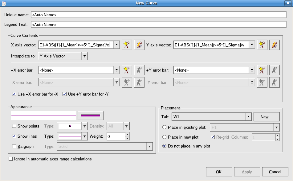 Creating Event Monitor - New Curve